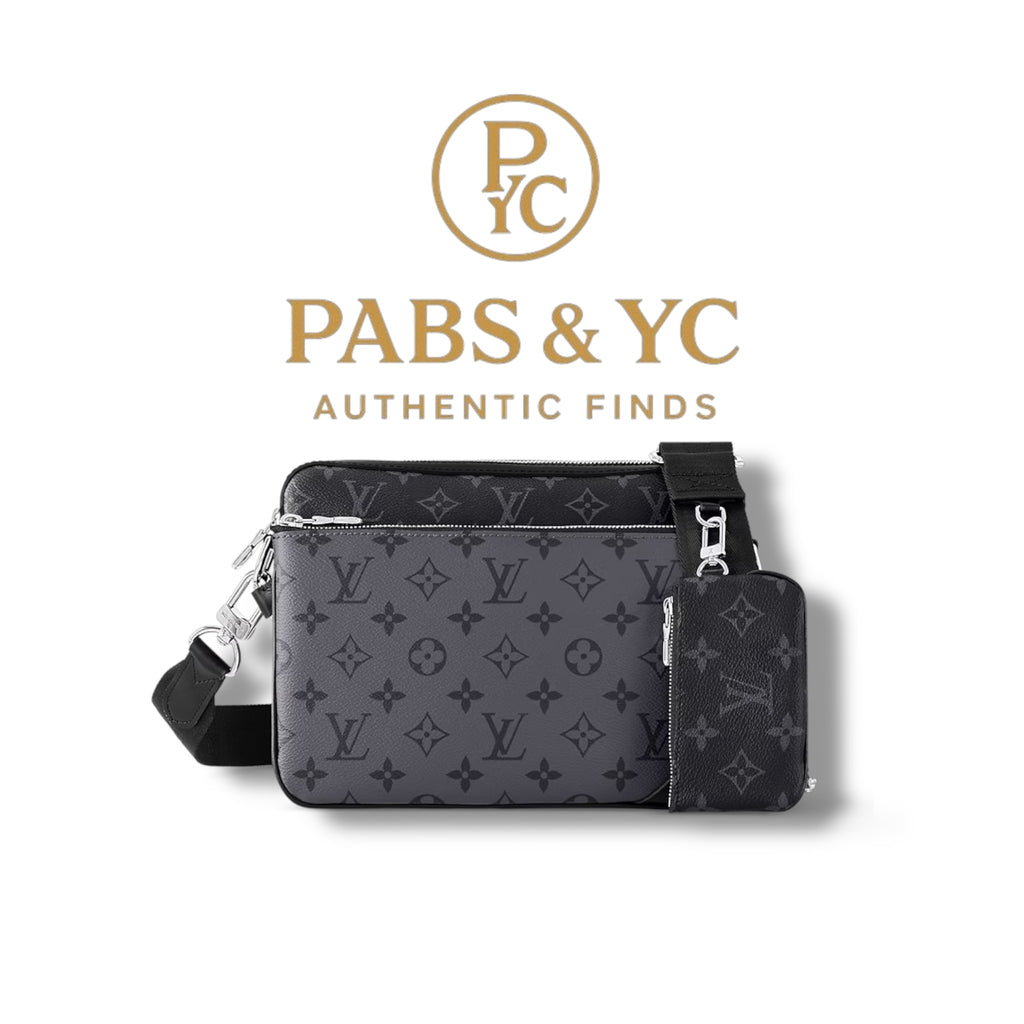 Louis Vuitton Trio Messenger Bag (Monogram Eclipse)