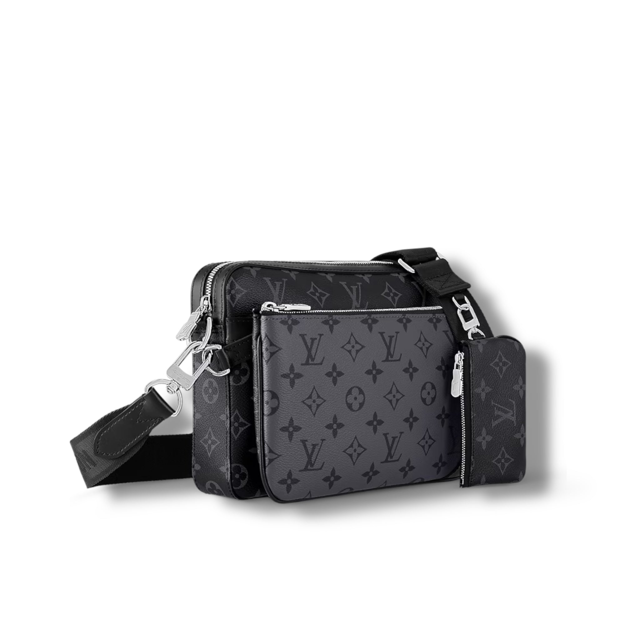 Louis Vuitton Trio Messenger Bag (Monogram Eclipse)