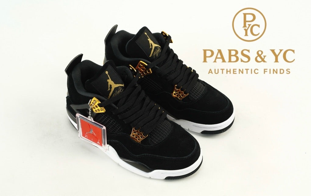 Air Jordan 4 Retro 'Royalty' Black/Gold
