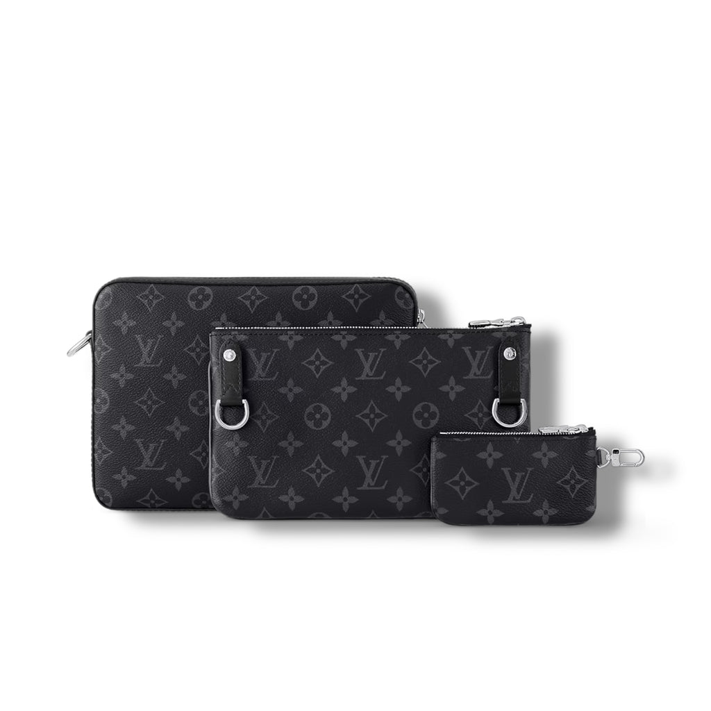 Louis Vuitton Trio Messenger Bag (Monogram Eclipse)