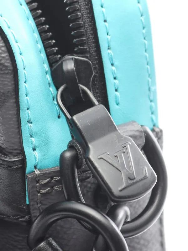 Louis Vuitton Trio Messenger - Monogram Eclipse (Blue Trim)