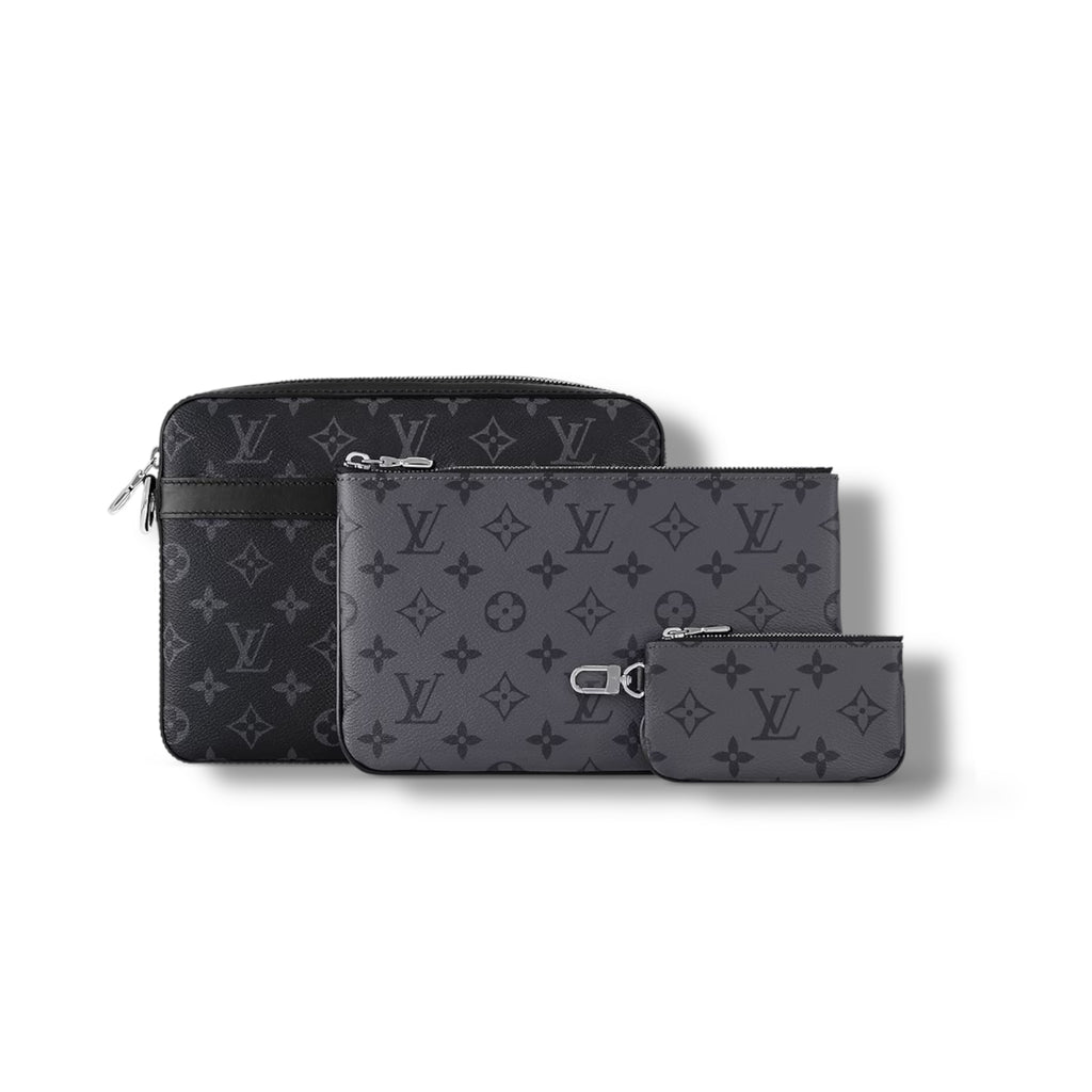 Louis Vuitton Trio Messenger Bag (Monogram Eclipse)