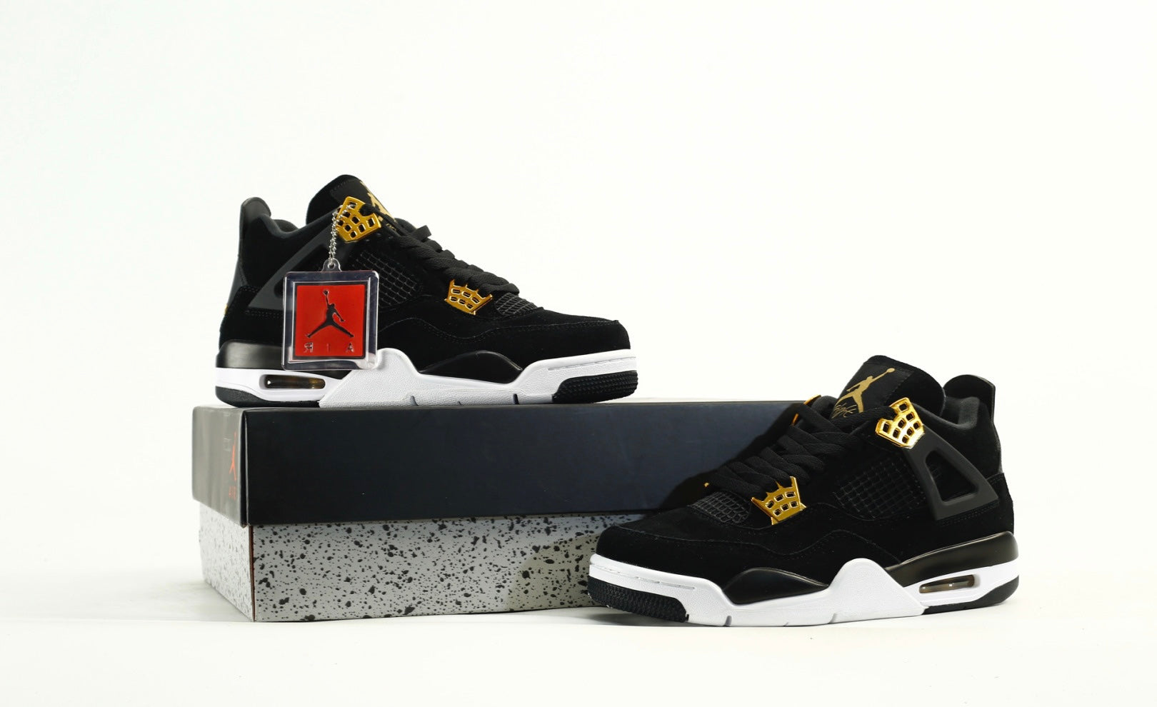 Air Jordan 4 Retro 'Royalty' Black/Gold